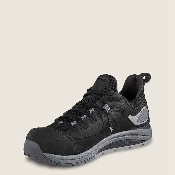 Zapatos de Trabajo Red Wing Hombre Negros/Grises - Cooltech™ Athletics - Safety Toe - 248-LEQXGZ